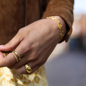Radial 18kt Gold Vermeil Ring
