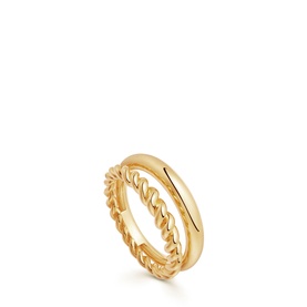 Radial 18kt Gold Vermeil Ring