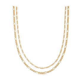Filia 18kt Gold Vermeil Double Chain Necklace