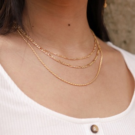 Filia 18kt Gold Vermeil Double Chain Necklace