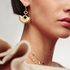 Zenyu Chandelier Hoop Earrings