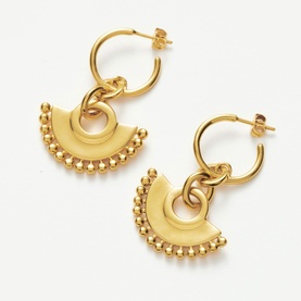Zenyu Chandelier Hoop Earrings
