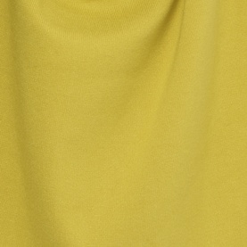 Phase Eight Molla Crew Neck Sweater in yellow, close-up of smooth knit fabric texture