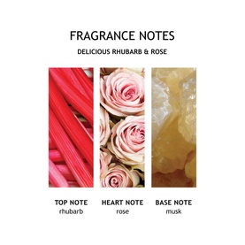 Delicious Rhubarb & Rose Bath & Shower Gel