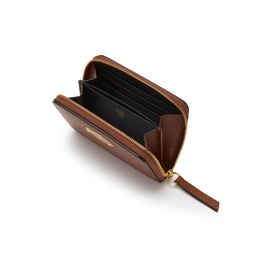 Logo Plaque Small Zip-Around Wallet