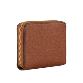 Logo Plaque Small Zip-Around Wallet