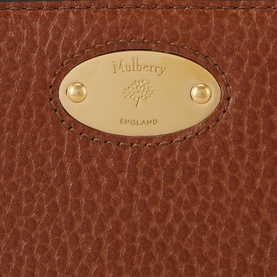 Logo Plaque Small Zip-Around Wallet