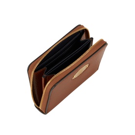 Logo Plaque Small Zip-Around Wallet