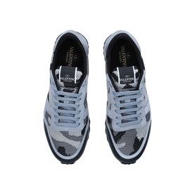 Leather Camouflage Trainers