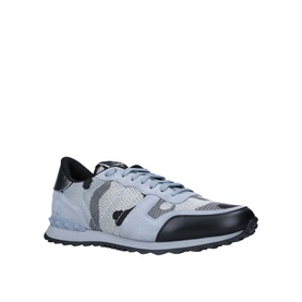 Leather Camouflage Trainers