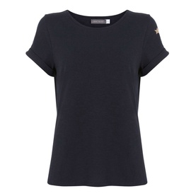 Navy Cotton Star T-Shirt