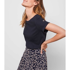 Navy Cotton Star T-Shirt