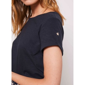 Navy Cotton Star T-Shirt
