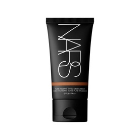 NARS Pure Radiant Tinted Moisturiser SPF 30 in Havana, 50ml black tube with gold logo