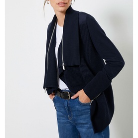 Biker Waterfall Cardigan