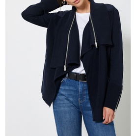 Biker Waterfall Cardigan