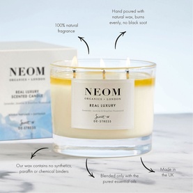 Real Luxury Three-Wick Scented Candle 420g