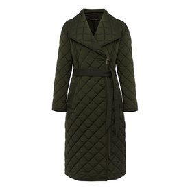 Nila Quilted Midi Puffer Coat