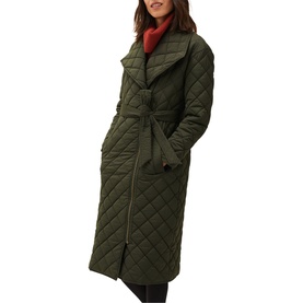 Nila Quilted Midi Puffer Coat