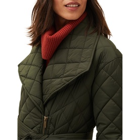 Nila Quilted Midi Puffer Coat