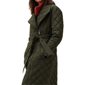 Nila Quilted Midi Puffer Coat