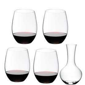 Stemless Wine Glass and Decanter Set