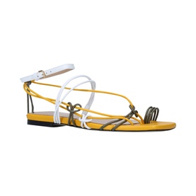 Open Laced Flat Sandal