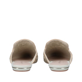 Otter Llama Raffia Mules