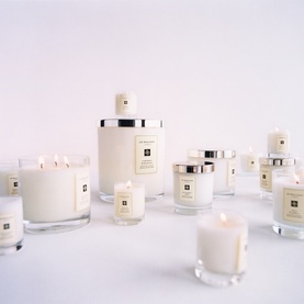 Peony & Blush Suede Travel Candle