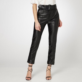 Faux Leather Trousers