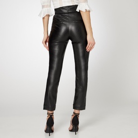 Faux Leather Trousers