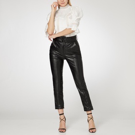 Faux Leather Trousers
