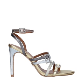 Pierra Metallic Strappy Heel