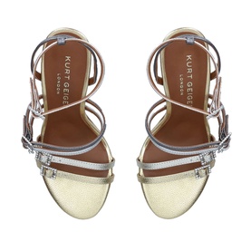 Pierra Metallic Strappy Heel