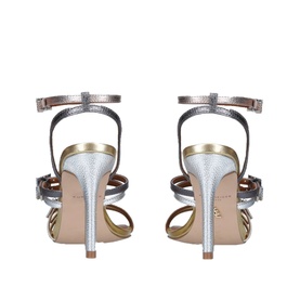 Pierra Metallic Strappy Heel