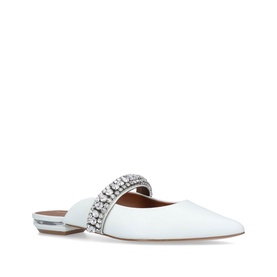 Princely Embellished Leather Mules