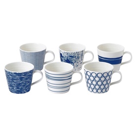 Pacific Blue Mugs 280ml (Set of 6)