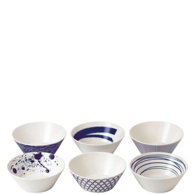 Set of 6 Pacific Blue Cereal Bowl