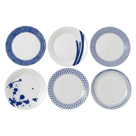 Pacific Blue Dinner Plates (Set of 6)
