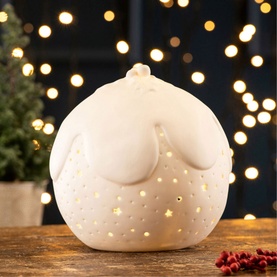Plum Pudding Luminaire