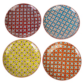Hippy Dinner Plates Set of Four