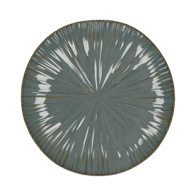 Mysa - Dessert Plate - Porcelain - Dia 21,2 X H 2,2 Cm - Grey Blue