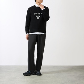 Intarsia Logo Sweater