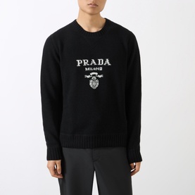 Intarsia Logo Sweater