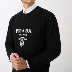 Intarsia Logo Sweater