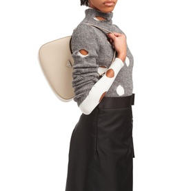 Cleo Brushed Leather Shoulder Bag