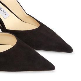 Ray 65 Suede & Patent Leather Slingback Pumps