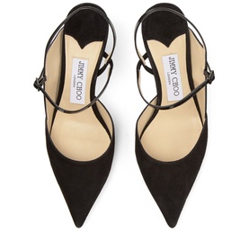 Ray 65 Suede & Patent Leather Slingback Pumps
