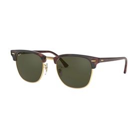 Havana Clubmaster Square Sunglasses Brown