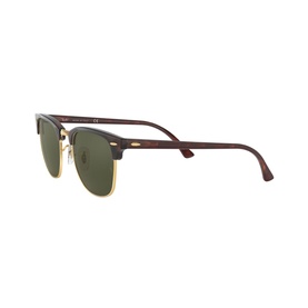 Havana Clubmaster Square Sunglasses RB3016 Brown